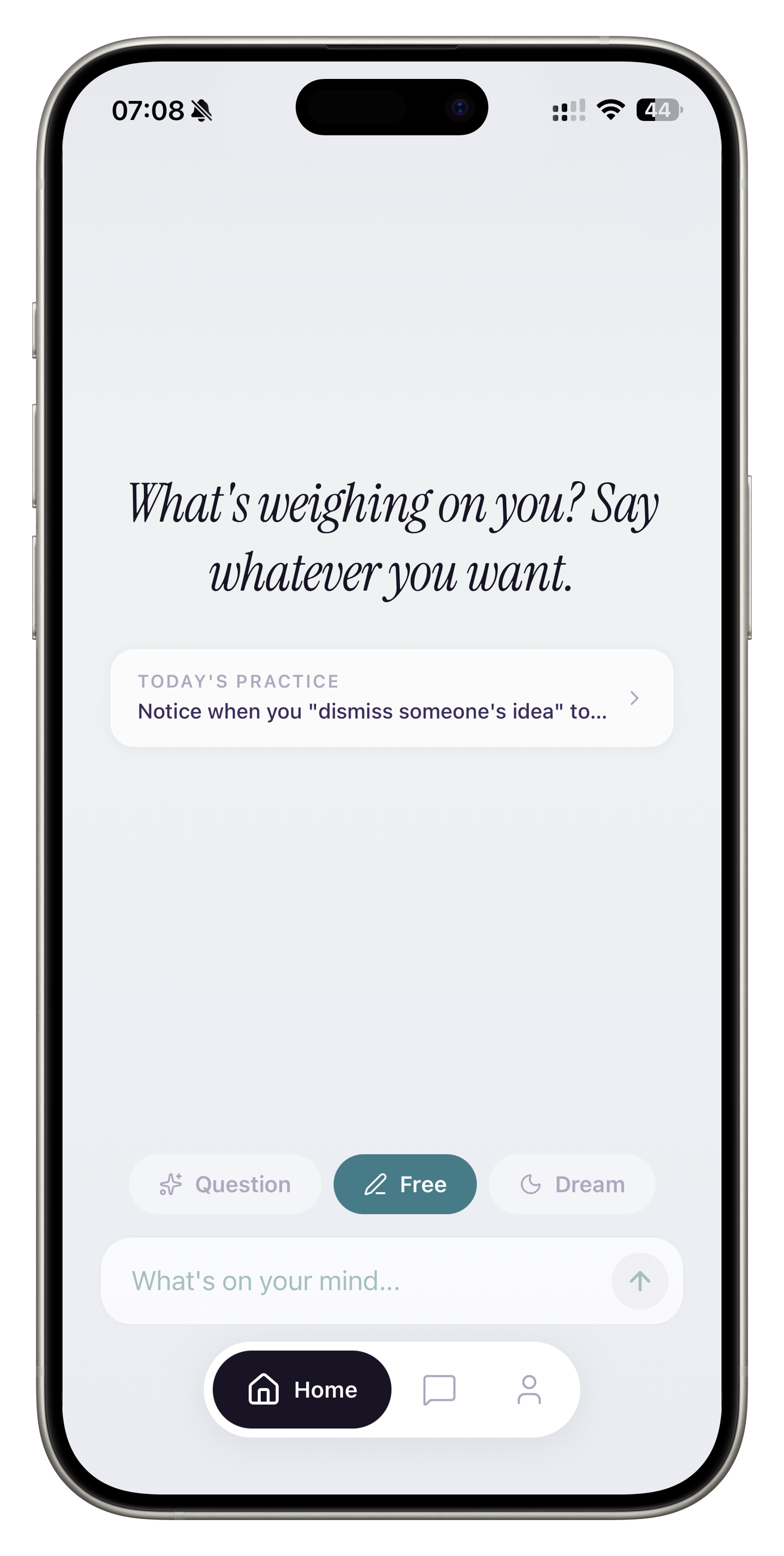 Shadow AI home screen